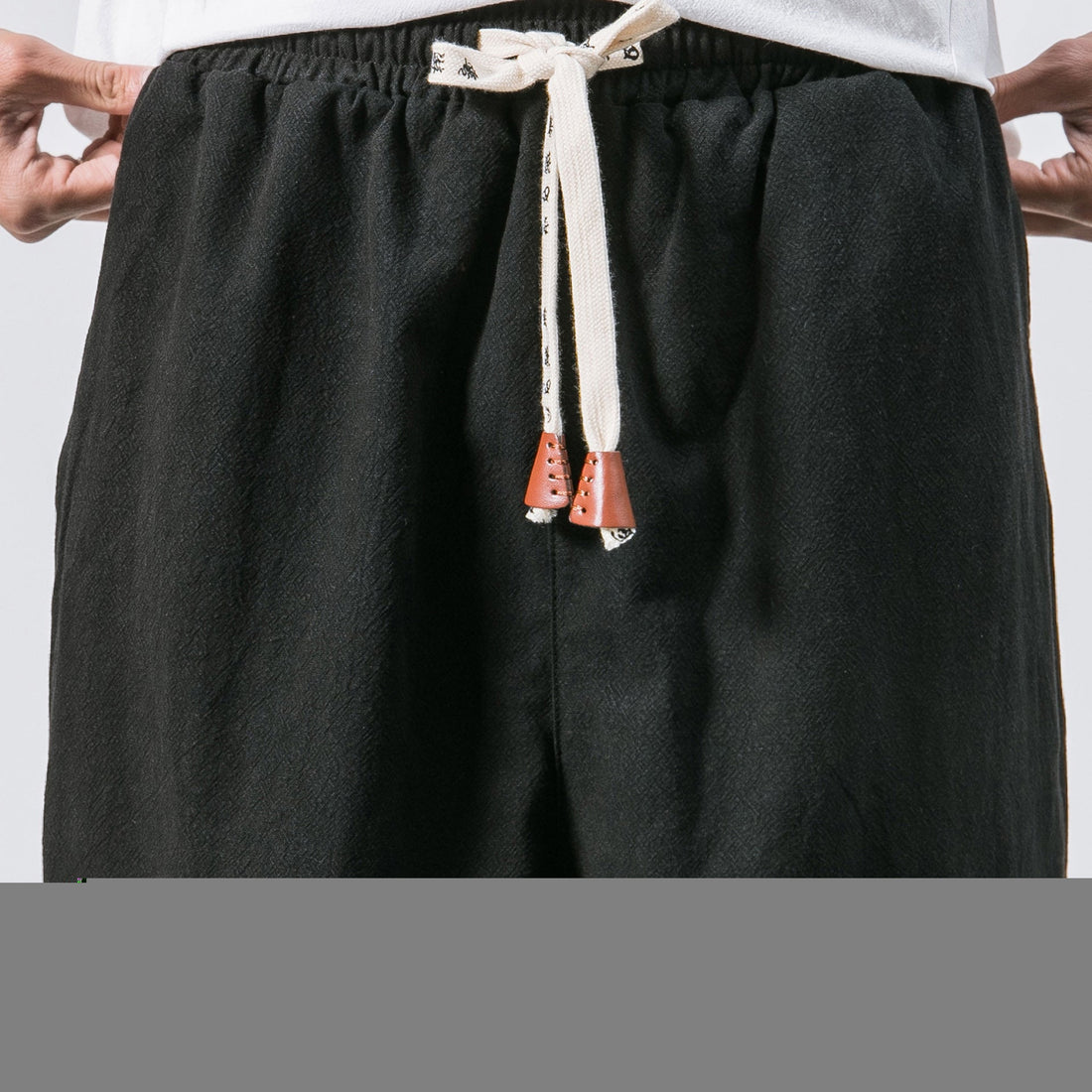 Men's Hip Hop Streetwear Gym Joggers - Drawstring Tapered Sweatpants with Pockets