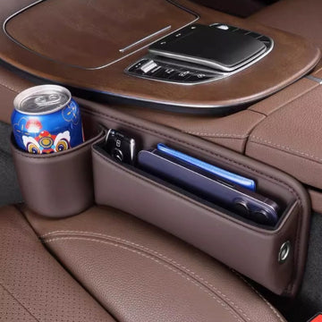 Car leather cup holder gap bag