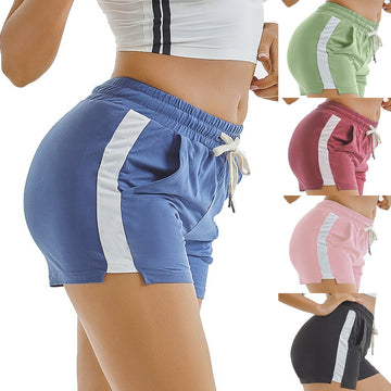 Women's Summer Drawstring Sports Shorts - Gym, Running & Cycling Workout